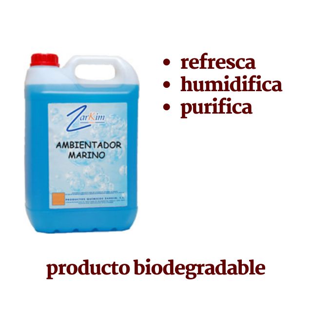 Ambientador Biodegradable Marino - características