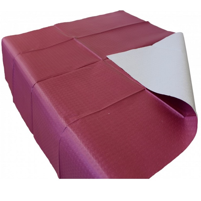 de papel burdeos cortado 1x1 ⋆ 40gr ⋆ caja de 400ud